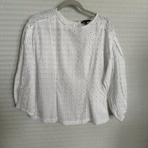 Medium Banana Republic Eyelet Blouse